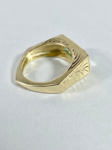 Mint Beryl Bar Ring