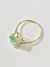 Load image into Gallery viewer, Chunky Emerald Ring
