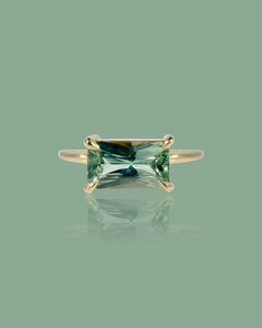 Teal Montana Sapphire Ring