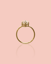 Load image into Gallery viewer, Oval Rose Cut White Sapphire Ring
