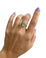 Load image into Gallery viewer, Chunky Emerald Ring
