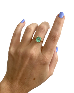 Chunky Emerald Ring