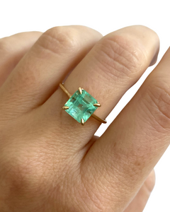 Chunky Emerald Ring