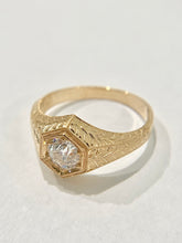 Load image into Gallery viewer, Engraved PALAZZO Diamond Ring
