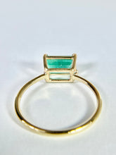 Load image into Gallery viewer, East/West Emerald Ring
