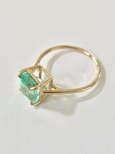 Chunky Emerald Ring