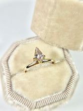 Load image into Gallery viewer, Kite Shaped Pink Zircon Ring
