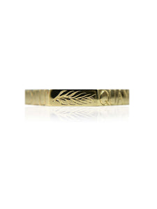 BENE VIVAS Octagon Motto Ring