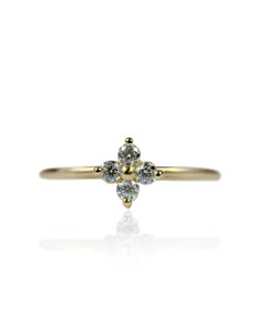 QUATTRO Ring 14k Gold