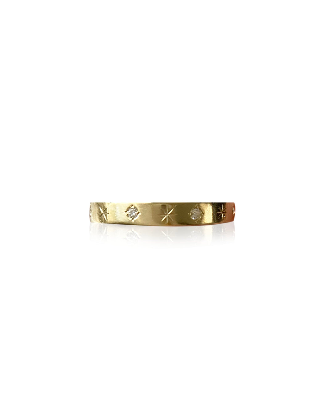 Stars Align Ring With Moissanites