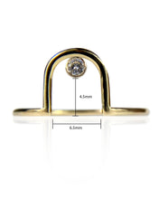 Load image into Gallery viewer, ARCO Ring With Diamond
