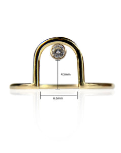 ARCO Ring With Diamond